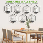 Wall Planters for Indoor Plants 7 Pack, Plant Frames Wall Decor Living Room - Image 3