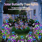 Solar Garden Lights Outdoor, Waterproof 4 Pack Solar Butterfly Lights - Image 7