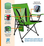 Kijaro XXL Dual Lock Portable Camping Chair - Image 5