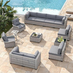 10-Seat Modern Patio Furniture Set - Image 2
