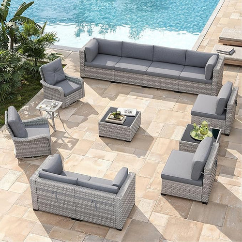10-Seat Modern Patio Furniture Set - Image 2