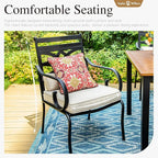 Sophia and William Outdoor Patio Dining Set - Image 3