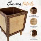 Autumn Alley Rustic Boho Large Indoor Planter - Image 3