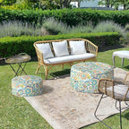 LVTXIII Outdoor/Indoor Inflatable Stool Ottoman, All Weather Patio Footrest Pouf - Image 7