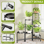6 Tier Plant Stand Indoor, Tiered Plant Stand Outdoor - Image 5