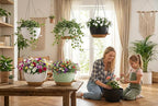 Hanging Planters, Matte Plastic Planters - Image 6