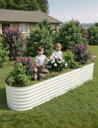 GarveeLife 8x2x2 ft Galvanized Raised Garden Bed - Image 5