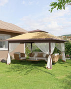 Canopy Tent 12x12 ft, Pop Up Gazebo One-Push Setup - Image 9