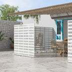 Casaphoria 72" H x 35" W Metal Privacy Screen, Outdoor Freestanding Decorative - Image 6