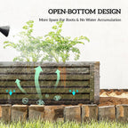 Outsunny Galvanized Raised Garden Bed, - Image 4