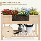 Yaheetech 47x23x32in Wooden Raised Garden Bed - Image 3