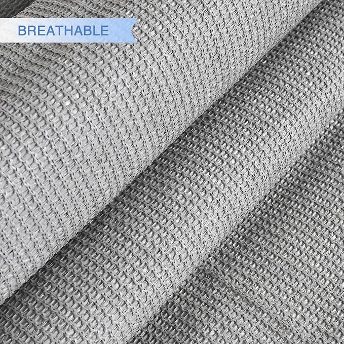 E&K Sunrise 15' x 15' x 15' Sun Shade Sail Triangle Canopy Shade Cover UV Block - Image 3