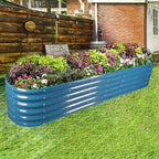 Land Guard 8×2×1.5ft Galvanized Raised Garden Bed Kit, Raised Garden Boxes - Image 5