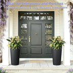 24in Tall Self-Watering Planters Set of 2 - Image 3