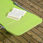 Outsunny 2 Piece Folding Chaise Lounge Chairs, Pool Sun Tanning Chairs - Image 8