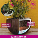 GARDENIX DECOR Self Watering Hanging Planter, Coco Coir, - Image 4