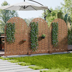 Casaphoria Metal Arched Privacy Screen Outdoor - Image 7