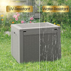 Outdoor Storage Box, Resin Deck Boxes Indoor and outdoor, Waterproof Storage - Image 3