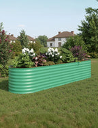 GarveeLife 8x2x2 ft Galvanized Raised Garden Bed by GarveeLife