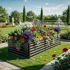YITAHOME 6pcs 6x3x2 ft Galvanized Raised Garden Bed Kit, Large Metal Planter Box - Image 2