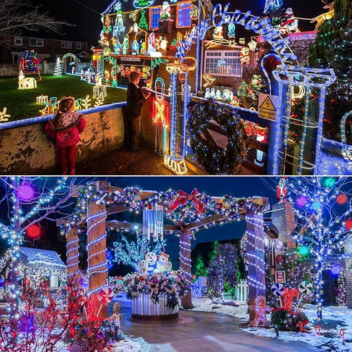 100ft LED Rope Lights Outdoor, 720 LED Connectable and Flexible Tube Lights - Image 2