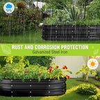 WORKPRO 2PK 4x2x1ft Outdoor Galvanized Raised Garden Bed Kit, Rust & Corrosion - Image 4