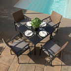 5-Piece Patio Dining Set for 4, Outdoor Dining Set - Image 8