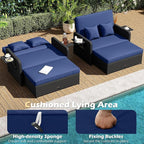 Tangkula Patio Rattan Daybed - Image 3