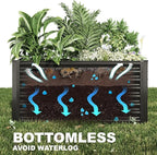 8x2x2ft Raised Garden Bed Kit, Galvanized Planter Garden Boxes Outdoor - Image 6