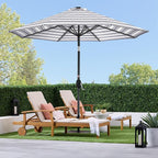 Best Choice Products 10ft Solar Polyester LED Lighted Patio Umbrella w/Tilt - Image 3