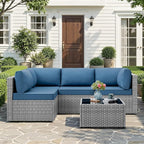 JAMFLY Patio Furniture Sets, 5-Piece Outdoor Patio Furniture by JAMFLY