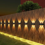 2-Pack Solar Fence Lights, Up & Down Lighting, 50LM/25LM Dual Brightness - Image 8