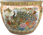 Red Lantern Large 22" Satsuma Porcelain Fishbowl Planter by RedLantern