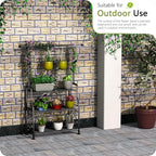GIOTORENT Plant Stand Indoor, 3-Tier Heavy Duty Metal Shelf - Image 5