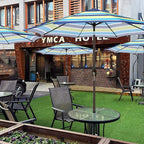 Blissun 9' Outdoor Patio Umbrella, Outdoor Table Umbrella, Yard Umbrella - Image 6