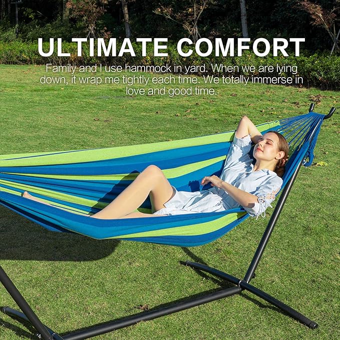PNAEUT Double Hammocks with Stand - Image 2
