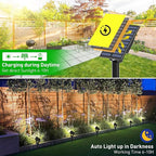 T-SUNUS Christmas Solar Spot Lights Outdoor White 6000K IP65 Waterproof 2-in-1 - Image 3