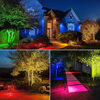 SUNVIE RGBW Landscape Lighting Kit 12V Low Voltage Landscape Lighting - Image 6