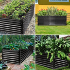 JERIA 8×4×2ft Galvanized Raised，Outdoor Metal Raised Garden Bed, Rectangular - Image 6