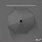 Best Choice Products 10ft Solar Polyester LED Lighted Patio Umbrella w/Tilt - Image 4