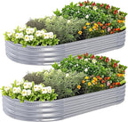 Galvanized Raised Garden Bed, Raised Beds by AmazStove