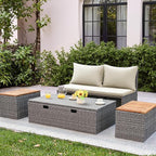 Flamaker Outdoor Rattan Daybed - Image 2