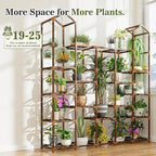 EnHomee Plant Stand Indoor Plant Stands Outdoor Tall Plant Shelf - Image 4