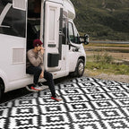 SAND MINE Waterproof Outdoor Rug 6x9 ft, Reversible Mats, Modern Area Rug - Image 6