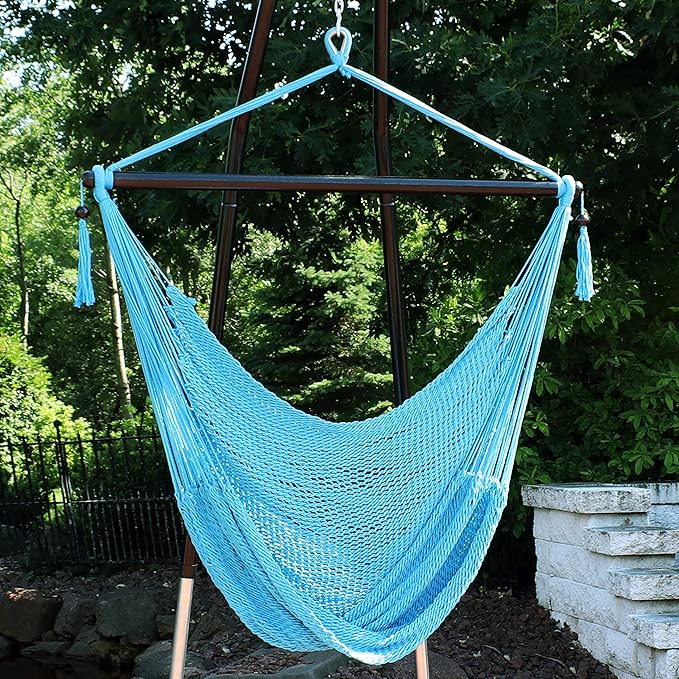 Sunnydaze Outdoor Hammock Chair Swing - Image 7
