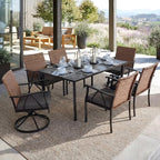 7-Piece Patio Dining Set for 6, Outdoor Dining Set - Image 3