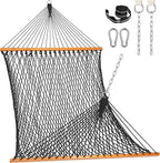 Lazy Daze Hammocks Double Rope Hammock, 2 Person Traditional Outdoor Hand Woven by LazyDazeHammocks
