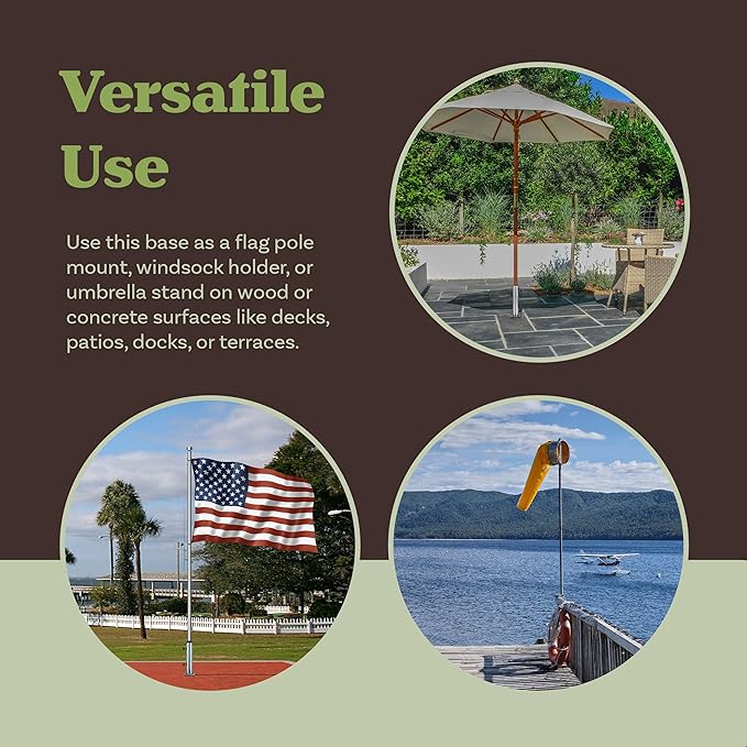 Pure Garden Deck Umbrella Base - Image 4