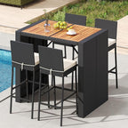 RELAX4LIFE 5-Piece Outdoor Bar Set - Image 8