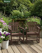 Set of 2 Weatherproof Patio Chairs - Image 8